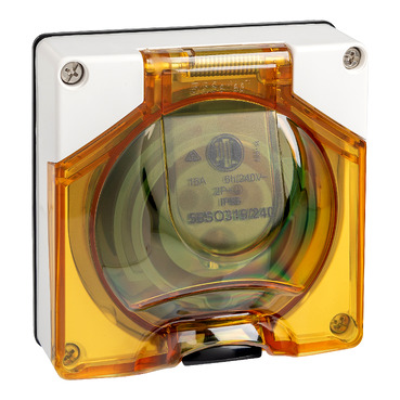 56 Series, Socket, 16A 240V 1-Phase 3-Round Pin IP66