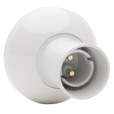 600 Series, Batten Holder, 3A 150W Clip-On Cover Bayonet Base