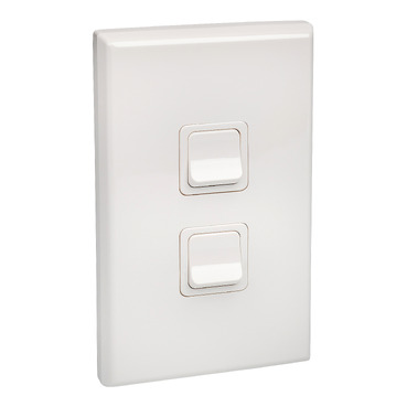 600 Series, Waterproof Switch, 16A 2-Gang IP56