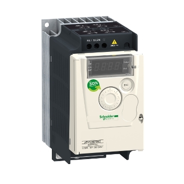 variable speed drive ATV12 - 0.75kW - 1hp - 200..240V - 3ph - with heat sink ATV12H075M3