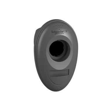 Harmony XB5R, Empty Handy Box, Plastic, Dark Grey, 1 Cut-out, 22mm