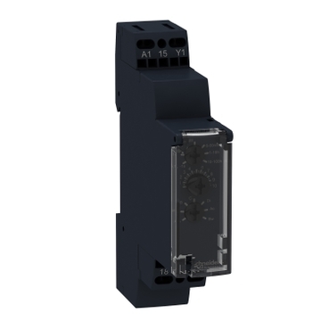 Harmony Timer Relays, Modular Timing Relay, 8A, 1CO, 0,1s..100h, Multifunction, 12V AC DC