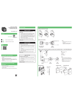 PDL Iconic- Smart Push-Button Remote Mechanism-Instruction Sheet (EN)