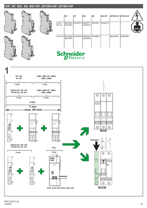 Acti9 Electrical Auxiliaries - Instruction sheet