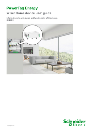 PowerTag Energy - Device User Guide (Wiser Home)