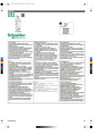 Acti9 iATL24 (A9C15424) - Instruction Sheet