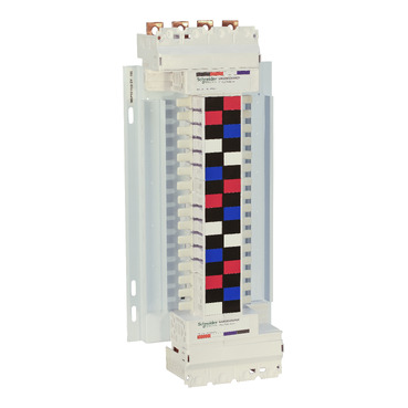 Acti9, SAU Chassis, 250A, 3*(1Ph+N), 32 Poles, 18mm For IC60 MCB And RCBO, Dual Feed
