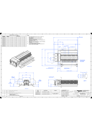 A9 SAU Chassis 3PH 250A 18mm 108P TBF - Technical Drawings