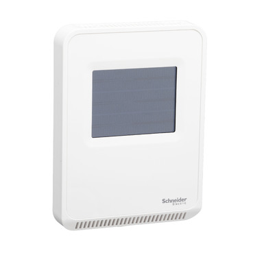 SpaceLogic SLA Series Temperature Sensor, Room, Color Touchscreen, Analog Outputs, Matte White Housing SLASTXX