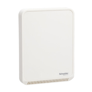 Sensor, SpaceLogic SLA Series, humidity, room, temperature, analog outputs, matte white housing SLASXX2