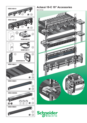Network Connectivity Actassi Cable Management User Manual & Installation Guide
