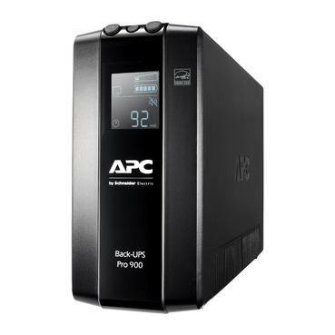Back-UPS Pro, APC Back-UPS Pro, 900VA/540W, Tower, 230V, 6x IEC C13 Outlets, AVR, LCD, User Replaceable Battery