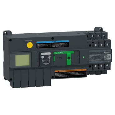 automatikus átkapcsoló, TransferPacT Active Automatic, 100A, 3P, LCD, 100A-es tokozat TA10D3L1004TPE