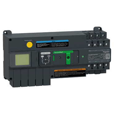 automatikus átkapcsoló, TransferPacT Active Automatic, 50A, 4P, LCD, 100A-es tokozat TA10D4L0504TPE