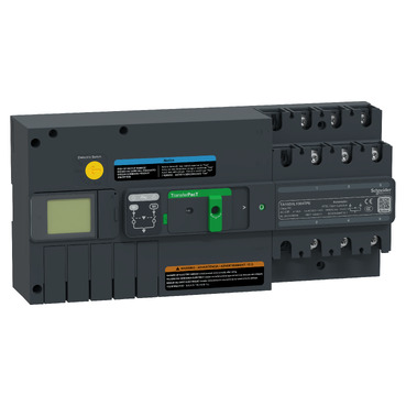 automatikus átkapcsoló, TransferPacT Active Automatic, 100A, 3P, LCD, 160A-es tokozat TA16D3L1004TPE