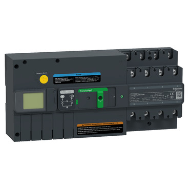 automatikus átkapcsoló, TransferPacT Active Automatic, 80A, 4P, LCD, 160A-es tokozat TA16D4L0804TPE