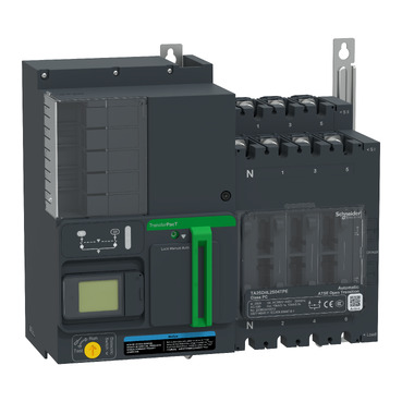 TransferPacT Active Automatic, 250A, 400V, 4P, LCD, frame 250A TA25D4L2504TPE