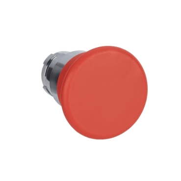 Easy Harmony XB2, Nyomógomb fej, gombafejű, piros, fém, 22mm, head 40mm, visszatérő ZB2BC4C
