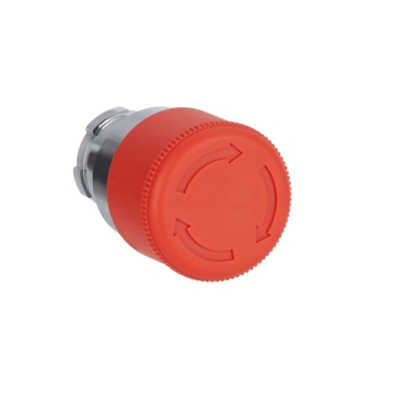 Easy Harmony XB2, Vészgomb fej, gombafejű, piros, fém, 22mm ZB2BS44C
