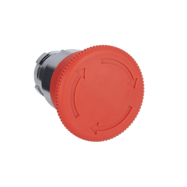 Easy Harmony XB2, Vészgomb fej, gombafejű, piros, fém, 22mm, fej 40mm ZB2BS54C