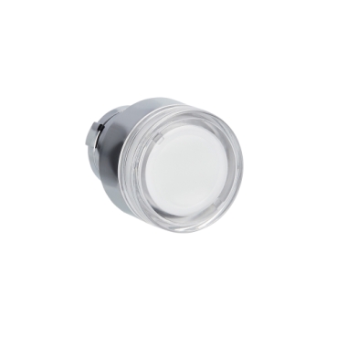 Easy Harmony XB2, Világító nyomógomb fej, fehér, fém, panelbe süllyesztett, 22mm, visszatérő ZB2BW31C