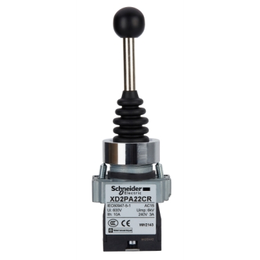Easy Harmony XB2, Joystick, 2 irány, 2 NO, műanyag, 22mm, visszatérő XD2PA22CR