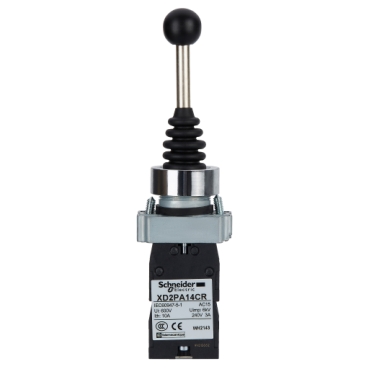 Easy Harmony XB2, Joystick, 4 irány, 4 NO, műanyag, 22mm XD2PA14CR