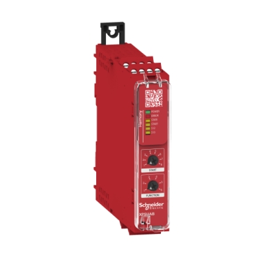 Preventa biztonsági relé modul, Cat.1, biztonsági be/ki: 1/1CO, PNP, 48-230VAC/DC, csavaros, nem bővíthető XPSUAB31CP